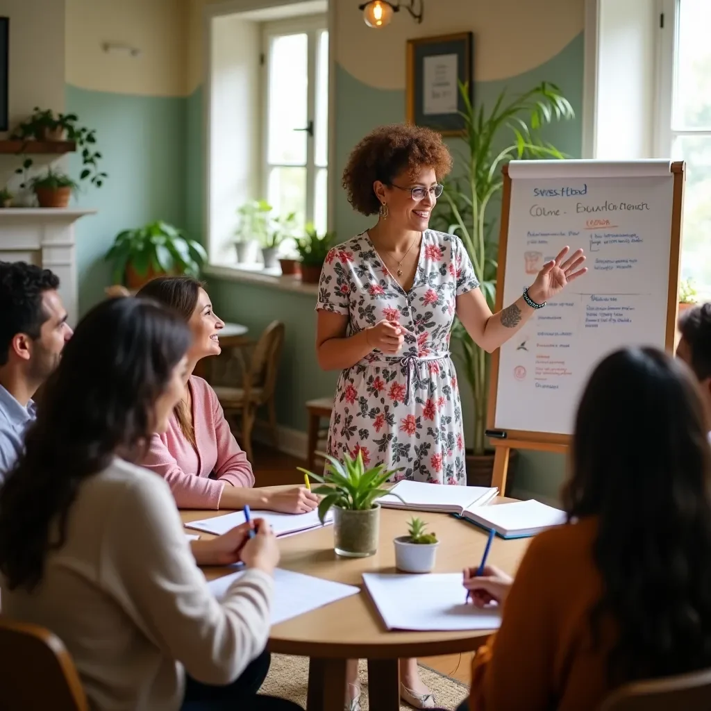 Modern office environment